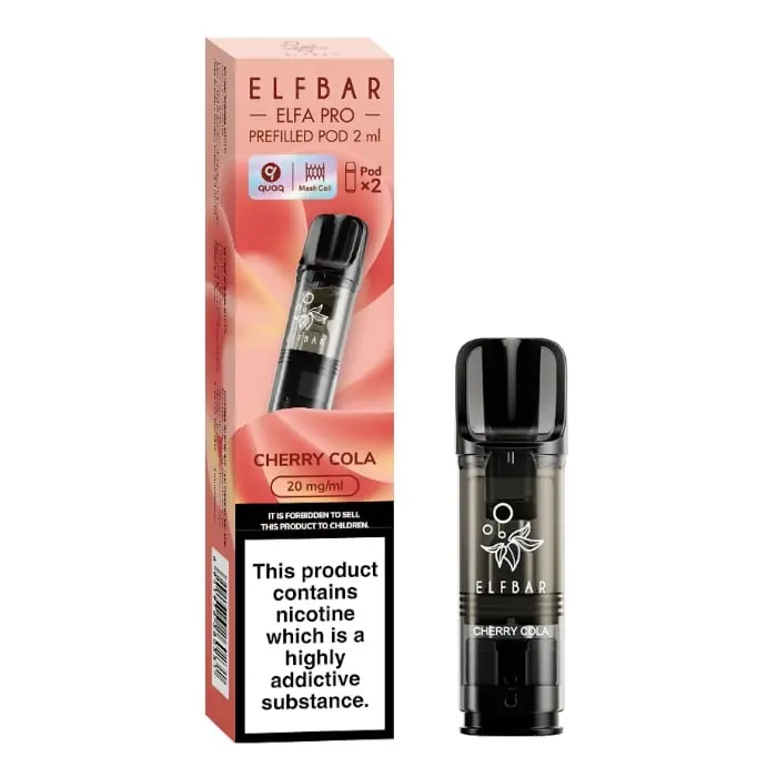 Cherry Cola Elfa Pro Prefilled Pod By ElfBar